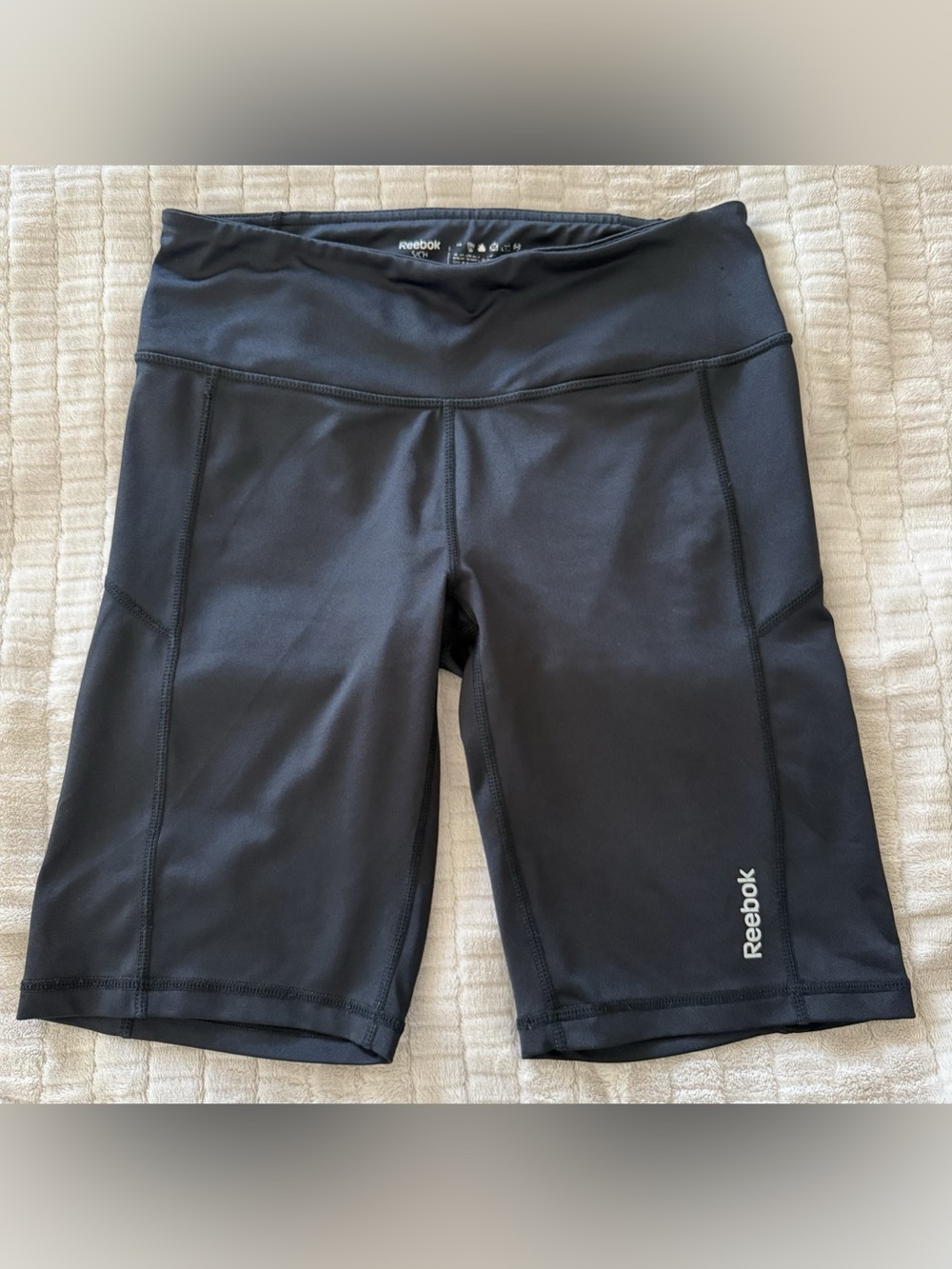 Reebok Women'Small High-Rise Training Bike Shorts Black Small